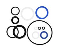 UPKOCH 10 pièces Kit de Joint Caoutchouc pour Vérin Hydraulique et Cric Bagues Étanchéité Haute Pression Résistantes à Haute Température Accessoires de Réparation pour Transpalette