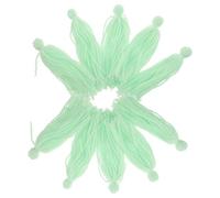 UPKOCH 10 Pièces Lot de 10 Balais Flottants pour Ponte de Poissons, Éponge D’Élevage Aqua Légère Vert D’Eau, Abri pour Reproduction et Cachette Crevettes, Accessoire Polyvalent pour
