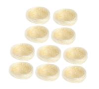 UPKOCH 10 pièces Nid Oiseau Artificiel Rotin Naturel et pour Décoration de Pâques Panier à Œufs Simulé Réaliste pour Maison Bureau et Fête