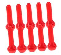 UPKOCH 10 Pièces Nipples pour Alimentation de Veaux et Petits Ruminants Tétines Souples Rouges pour Bouteilles Accessoire Élevage pour Nourrissage Naturel des Agneaux et Chevreaux