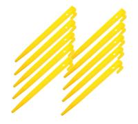 UPKOCH 10 pièces Piquets de Tente Plastique Antidérapants pour Camping Accessoires pour Fixer Tentes Auvents et Filets de Jardin Idéaux pour Activités Extérieures