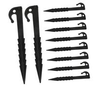 UPKOCH 10 pièces Piquets de Tente Plastique Résistants et Tempête pour Camping Fixation Multi Usage pour Tentes Auvents Bâches et Jardins et Facile à Installer