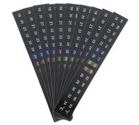 UPKOCH 10 Pièces Thermomètre Autocollant Aquarium Indicateur de Température Auto Adhésif pour Poissons Bocal à et Fermentation Design et Décoratif