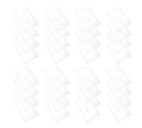 UPKOCH 100 Pièces 100 Pochettes Transparentes en Vinyle 30 X 23 CM 11 Trous, Porte-Dossards Imperméable pour Marathon et Événements Sportifs, Organisateur de Dossards de Course Compatible