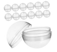 UPKOCH 100 pièces Boules Transparentes pour Distributeur Contenant Vide Remplissable pour et Décorations Rondes Universelles pour de Machine à Bonbons