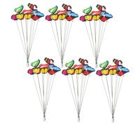 UPKOCH 100 Pièces Butterfly Decorative Stakes for Garden Crafts Lifelike Butterflies for Outdoor Flower Pots Bouquets and Party Decorations