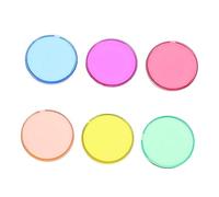 UPKOCH 100 Pièces Disques Plastiques Ronds Colorés pour Apprentissage Mathématique Jouets Éducatifs pour Garçon Fille Supports Pédagogiques pour Compter et Calculer