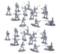 UPKOCH 100 Pièces Figurines Soldat Miniature pour Table de Sable Modèles Petits Soldats Résistants Aux Intempéries Décoration Intérieure et Extérieure Accessoires pour Projets Scolaires