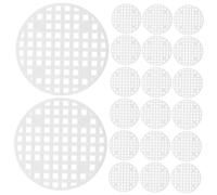 UPKOCH 100 pièces Flower Pot Mesh Pads Drainage Grid for Ceramic Pots Soil Leak Prevention Breathable Mat for Indoor and Outdoor Plant Growth