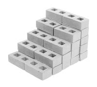 UPKOCH 100 Pièces for Dollhouse Landscaping Realistic Tiny Building Blocks for DIY Miniature Garden and Architectural Model Crafting