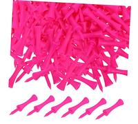UPKOCH 100 pièces Golf Tees Plastique Antidérapants pour Entraînement Accessoires Incassables pour Adultes et Garçon Fille Stable pour Pratique Tapis et Terrain