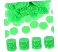 UPKOCH 100 pièces Jetons de Bingo Marqueurs de Jeu pour Compte et Apprentissage Mathématique Accessoires de Fête et Soirée