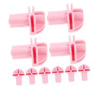 UPKOCH 10pcs Cage D'oiseau Accessoires De Roue Cage en Plastique Connecteurs De Roues De Remplacement Petits Adaptateurs De Roue Pivot