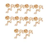 UPKOCH 10pièces Broche Serpent Vintage Alliage Pour Costume Infirmière Médecin Épingle De Revers De Manteau Cadeau De Bijoux De Poitrine