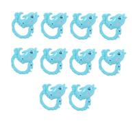 UPKOCH 10pièces Pour Garçon Fille Dauphin Forme Éducatif Garçon Fille Clochette Créative Amusante Développement Sens