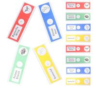 UPKOCH 12 Lames de Microscope Préparées pour Garçon et Filles avec Spécimens Colorés Lames en Plastique Légères et Portables Lot Éducatif de 12 Pièces pour Microbiologie et Sciences en