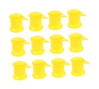 UPKOCH 12 pièces Cache Écrou de Roue Jaune Indicateurs Visuels de Serrage pour Camions et Véhicules Signalisation de Vis Desserrées pour Sécurité Routière