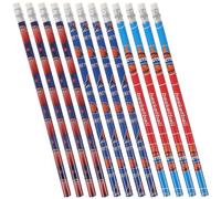 UPKOCH 12 Pièces Crayon de Baseball en Bois, Thème Sport, pour Écrire | Fournitures D’écriture, Série de Couleurs Unies, Teintes Vives Solide, Prise en Main Confortable, Présent