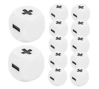 UPKOCH 12 pièces Dés Mathématiques Éducatifs Jeu Apprentissage des Plus et Pédagogique Compact pour Coordination Main Œil et Calcul