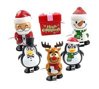 UPKOCH 12 Pièces Jouets à Remonter Noël Père Noël Cartoon pour Garçon Fille Jouets Fête