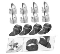 UPKOCH 12 pièces Médiators Guitare Électrique et Folk Médiators Pouce et Doigt Celluloïd Noir et Accessoires de Musique pour Joueurs et Débutants