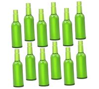 UPKOCH 12 pièces Miniature Beer Bottles Set for Doll House Decor Small Mini Beer Bottles Models with Smooth Surface and Texture for Miniature Home and Party Scenes