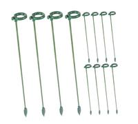 UPKOCH 12 pièces Piquets de Support pour Plantes Lot de Plastique pour Orchidées et Fleurs Tuteurs à Tige Unique pour Plantes Pot Support Décoratif et Pratique pour Potted Plants