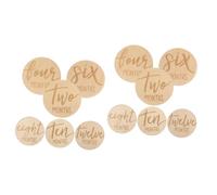 UPKOCH 12pièces Disques Mensuels Pour De Jalons De Enregistrement De Développement Mois Accessoire Photo Original