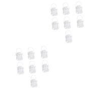 UPKOCH 14 Pièces accessoires bébé support tétine portable clip tétine hygiénique étui à tétine paille en silicone couvre licorne Conteneur anti-poussière porte-sucette apaiser mamelon