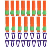 UPKOCH 15 pièces Extenseur de Crayon à Pastel Gras Crayon Intégré Rallonge Pratique pour Crayons de Couleur Prolongateur Multifonction pour Dessin et Peinture à Huile