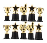 UPKOCH 15 Pièces Trophées Mini Or pour Garçon Fille Forme Étoile et Pouce Récompenses Légères et Portables pour Événements École et Fête
