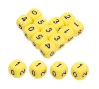 UPKOCH 16 Dés Mathématiques Numériques Jeu De Dés Éducatifs De 16 Mm - Outils Mathématiques pour l'enseignement des Nombres - Outils d'apprentissage Portables pour La Maison Et