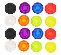 UPKOCH 16 Pièces Capuchons Protecteurs pour Pédale Effets Guitare Couvre-interrupteurs Plastique Accessoires pour Multi-effects Pedal Footswitch Protection Boutons pour Musiciens