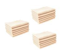 UPKOCH 18pièces Serviettes Coton Double Pour Lingettes Mousseline De Coton Pour Biberon Nettoyage Visage