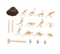 UPKOCH 19 pièces Squelette de Dinosaures Archéologique Jeu Exploration Éducatif pour Garçon Fille Garçons Filles Modèles de Fouille Paléontologique