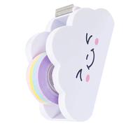 UPKOCH 1ensemble Distributeur Découpeur de Ruban Adhésif Arc-ciel Dévidoir Washi Tape Pratique pour Bureau et Fournitures Scolaires Coupe-ruban Facile à Utiliser pour Organisation