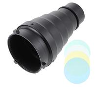 UPKOCH 1ensemble Kit De Tubes pour Photographie avec Grille Nid Abeille Et Filtres De Couleur Accessoire Flash Professionnel