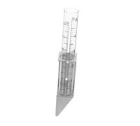 UPKOCH 1Ensemble Pluviomètre Support de Jauge Eau de Jardin Décorative pour Patio et Extérieur Mesure Précise Précipitations