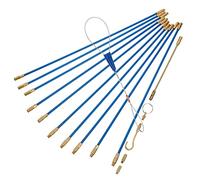 UPKOCH 1ensemble Set De Tiges Tiges De Tirage Pour Câbles Électriques Kit De Tirage De Câbles Avec Accessoires Antifraude Outils Professionnels Pour Électriciens Et Installation