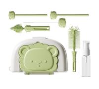 UPKOCH 1ensembles Brosse de Nettoyage Silicone pour Biberon Goupillon Portable pour Biberon de Voyage et Tétines