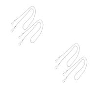 UPKOCH 2 Ensembles Chaîne Métallique Suspendue pour Poteaux De Drapeaux Ensemble De Accessoires De Suspension pour Posters Facile À Installer Et 10 Pièces * 2