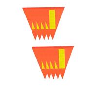 UPKOCH 2 Ensembles Drapeau De Sécurité Réfléchissant Pour Vélo De Drapeau De Sécurité Pour Garçon Fille Aux Intempéries Et Durable Accessoire De Cyclisme Pour Remorque Et 5 Pièces * 2