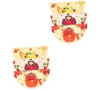 UPKOCH 2 Ensembles Fan De Jardin De Thanksgiving Pour Décoration Extérieure Bannières Semicirculaires Colorées Pour Événements Automne 3 Pièces * 2