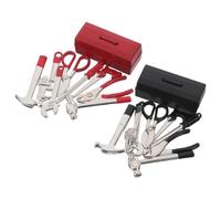 UPKOCH 2 Ensembles Miniature Dollhouse Tools Set with Hammer Screwdriver Pliers Wrench Compact Portable Mini Repair Kit for Doll House Crafting and Decoration