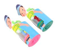 UPKOCH 2 Ensembles Modèle de Respiration Pulmonaire DIY Éducatif Anatomie Corps Humain Kit Manuel pour Garçon Fille Garçons Filles Apprentissage Scientifique Pratique Couleur Aléatoire