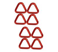 UPKOCH 2 Ensembles Mousquetons Aluminium pour Camping Et Escalade Boucles Multifonctionnelles pour Activités De Plein Air 4 Pièces * 2