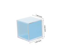 UPKOCH 2 Ensembles Solides Géométriques Transparents pour Maternelle Modèles de Démonstration Perspective Blocs de Manipulation Mathématique Éducatifs pour Garçon Fille