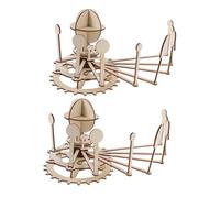 UPKOCH 2 Ensembles Wooden Solar System Model Kit DIY Stem Educational Science Toy for Home School Teaching