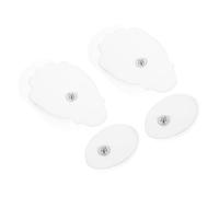 UPKOCH 2 paires de Massage Portables Silicone Autocollants Électrodes Multifonctions pour Soulagement Musculaire Compatibles Électrostimulateur Faciles à Utiliser Résidus