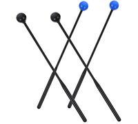 UPKOCH 2 Paires Maillets Caoutchouc Plastique pour Xylophone et Marimba Baguettes de Percussion Ergonomiques pour Apprentissage Musical et Pratique des Instruments